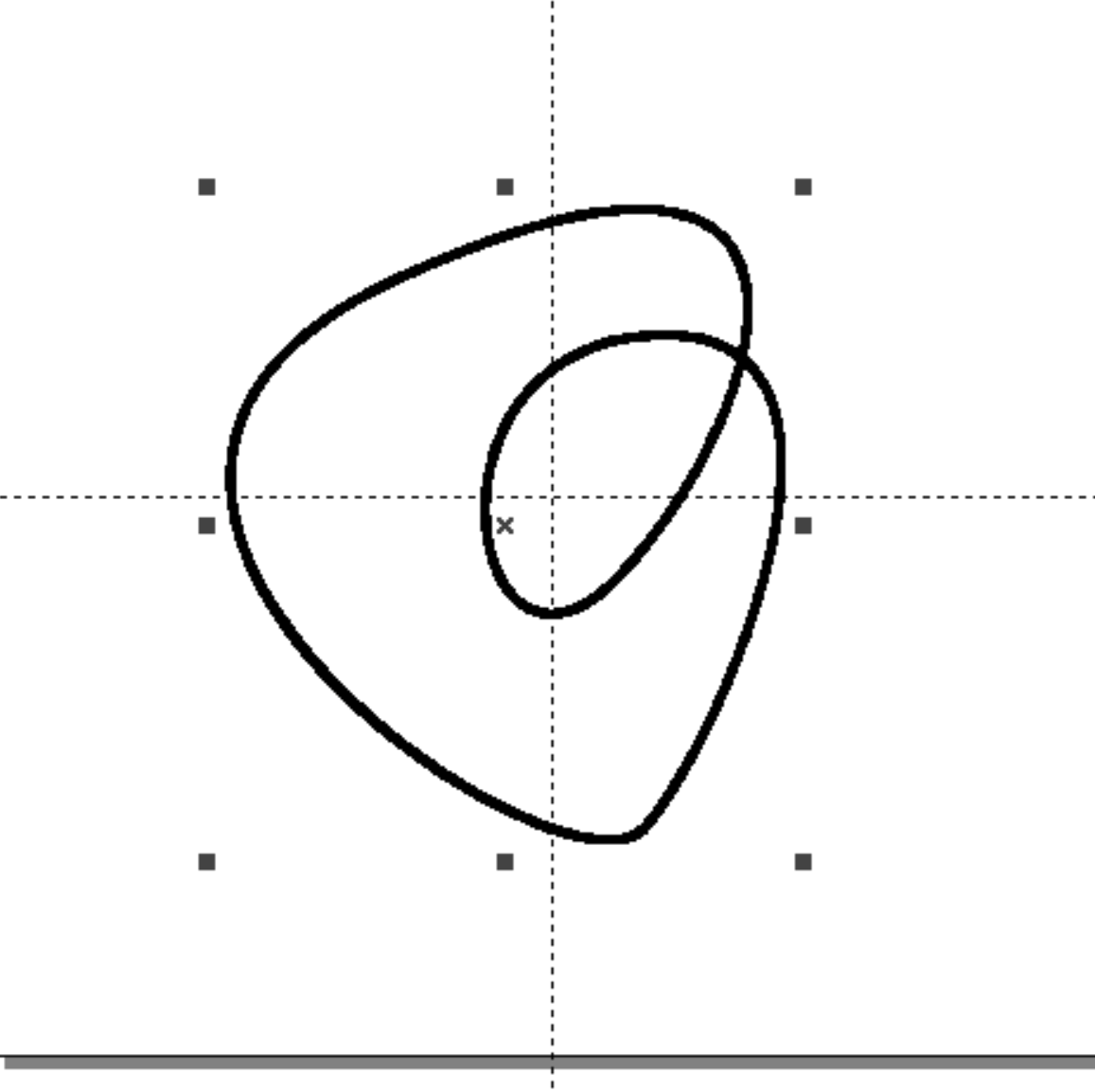 Fixed outlined path