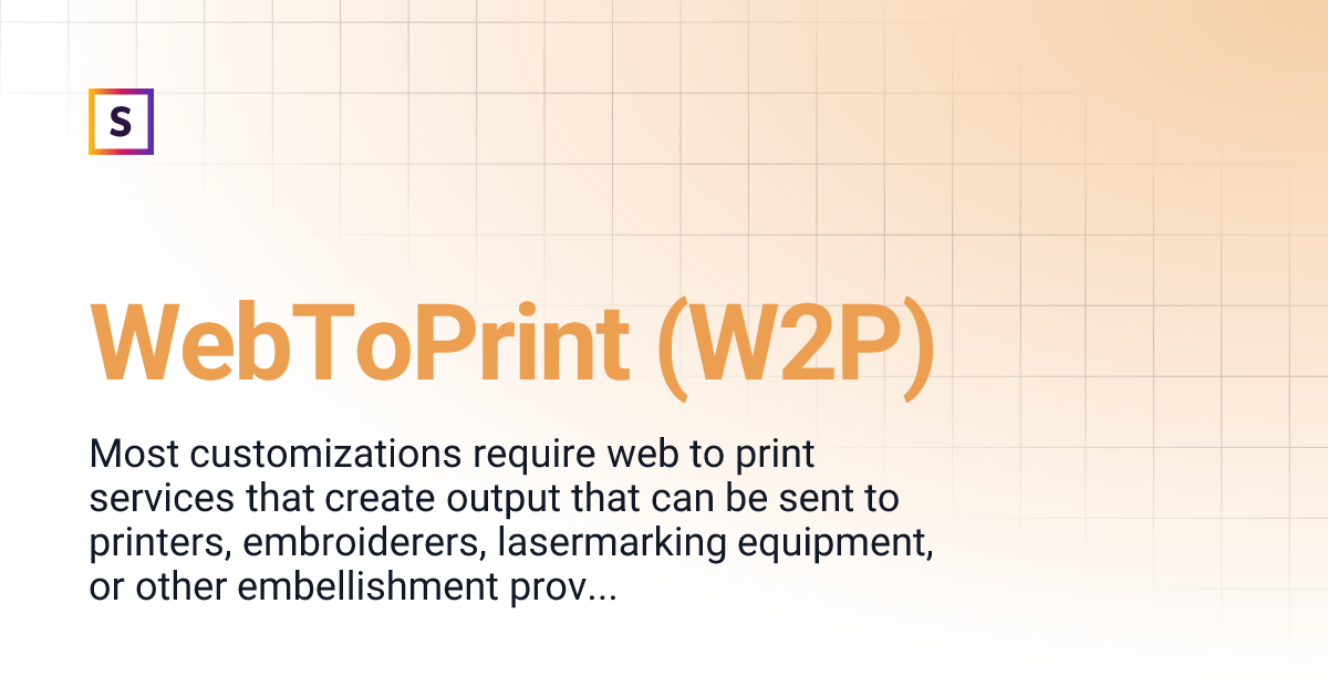 WebToPrint (W2P) | Spectrum Integration